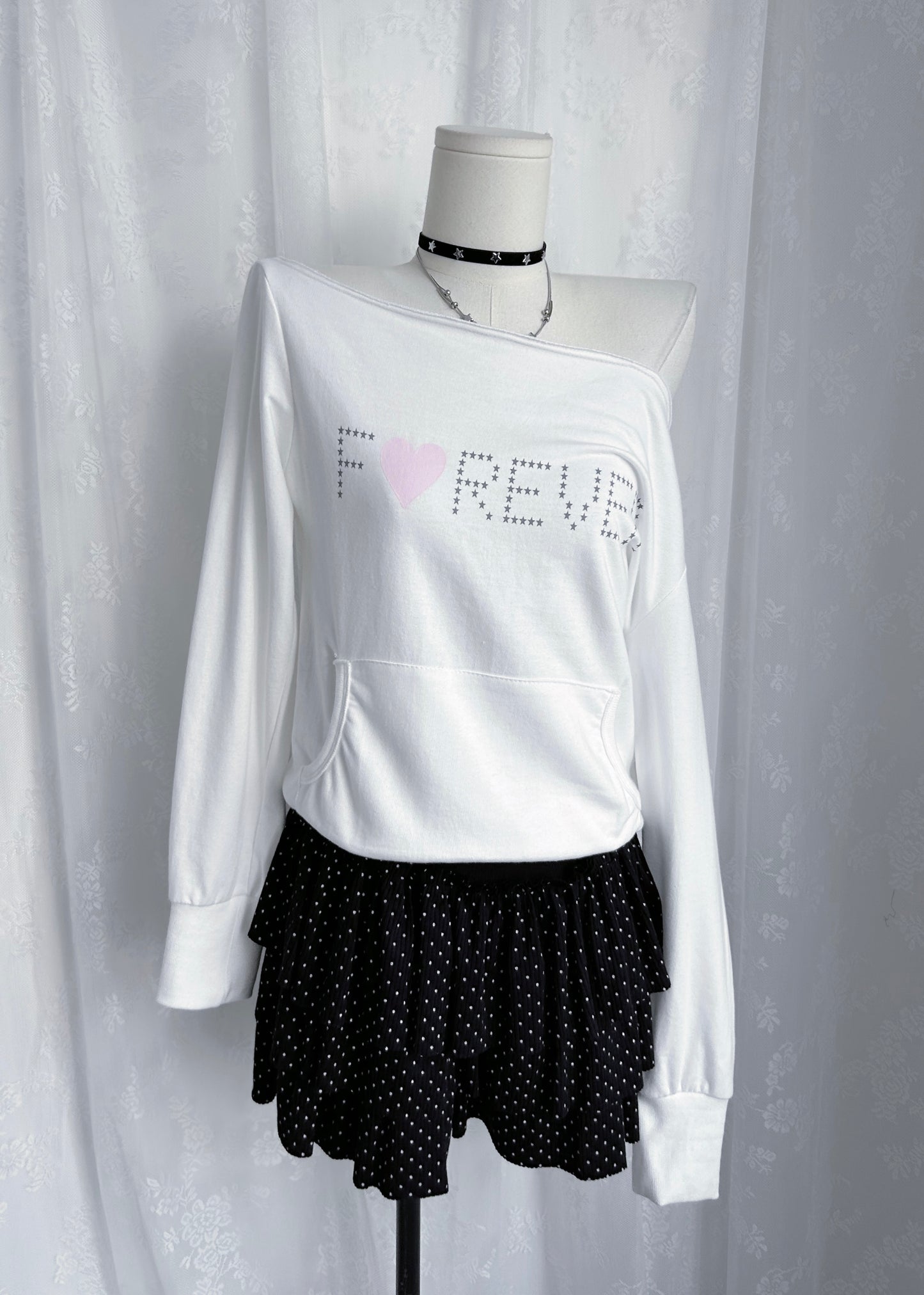 𝐅♥𝐑𝐄𝐕𝐄𝐑 𝐎𝐟𝐟 𝐒𝐡𝐨𝐮𝐥𝐝𝐞𝐫 𝐓𝐨𝐩 - 𝐖𝐡𝐢𝐭𝐞