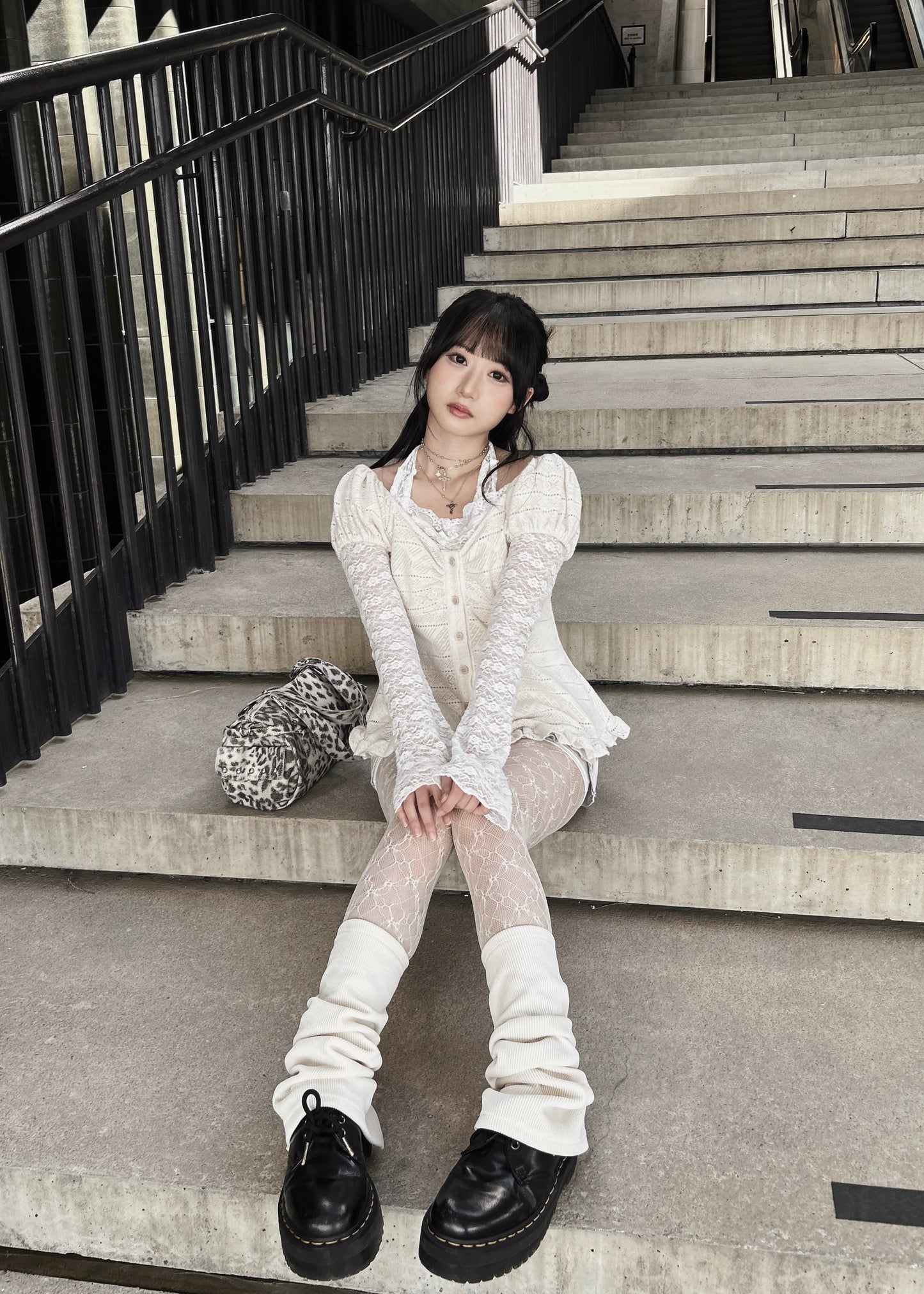 𝐂𝐢𝐧𝐭𝐢𝐚 𝐊𝐧𝐢𝐭 𝐑𝐮𝐟𝐟𝐥𝐞 𝐏𝐮𝐟𝐟 𝐒𝐥𝐞𝐞𝐯𝐞 𝐓𝐨𝐩 - 𝐂𝐫𝐞𝐚𝐦