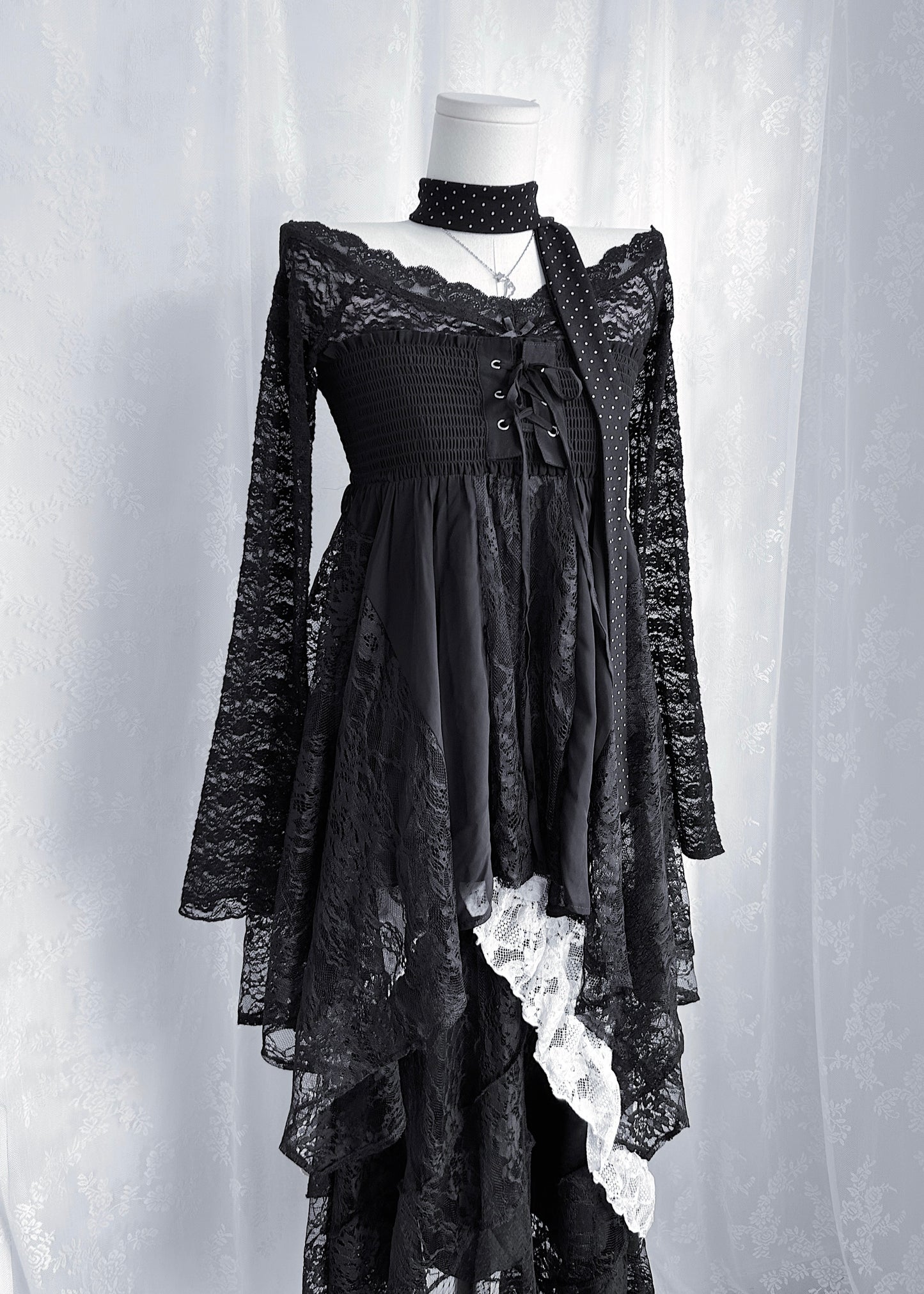 𝐕𝐚𝐥𝐞𝐫𝐢𝐞𝐭𝐭𝐚 𝐋𝐚𝐜𝐞 𝐅𝐚𝐢𝐫𝐲 𝐃𝐫𝐞𝐬𝐬 - 𝐁𝐥𝐚𝐜𝐤