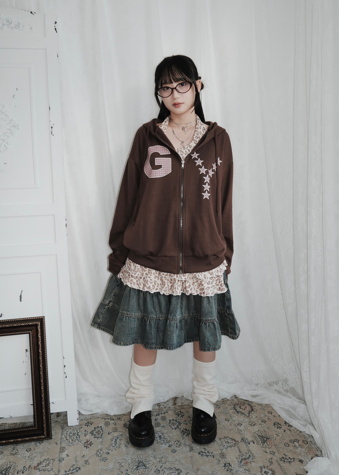 𝐋𝐞𝐨𝐩𝐚𝐫𝐝 𝐑𝐮𝐟𝐟𝐥𝐞 𝐇𝐚𝐥𝐭𝐞𝐫 𝐓𝐨𝐩 - 𝐎𝐚𝐭𝐦𝐞𝐚𝐥