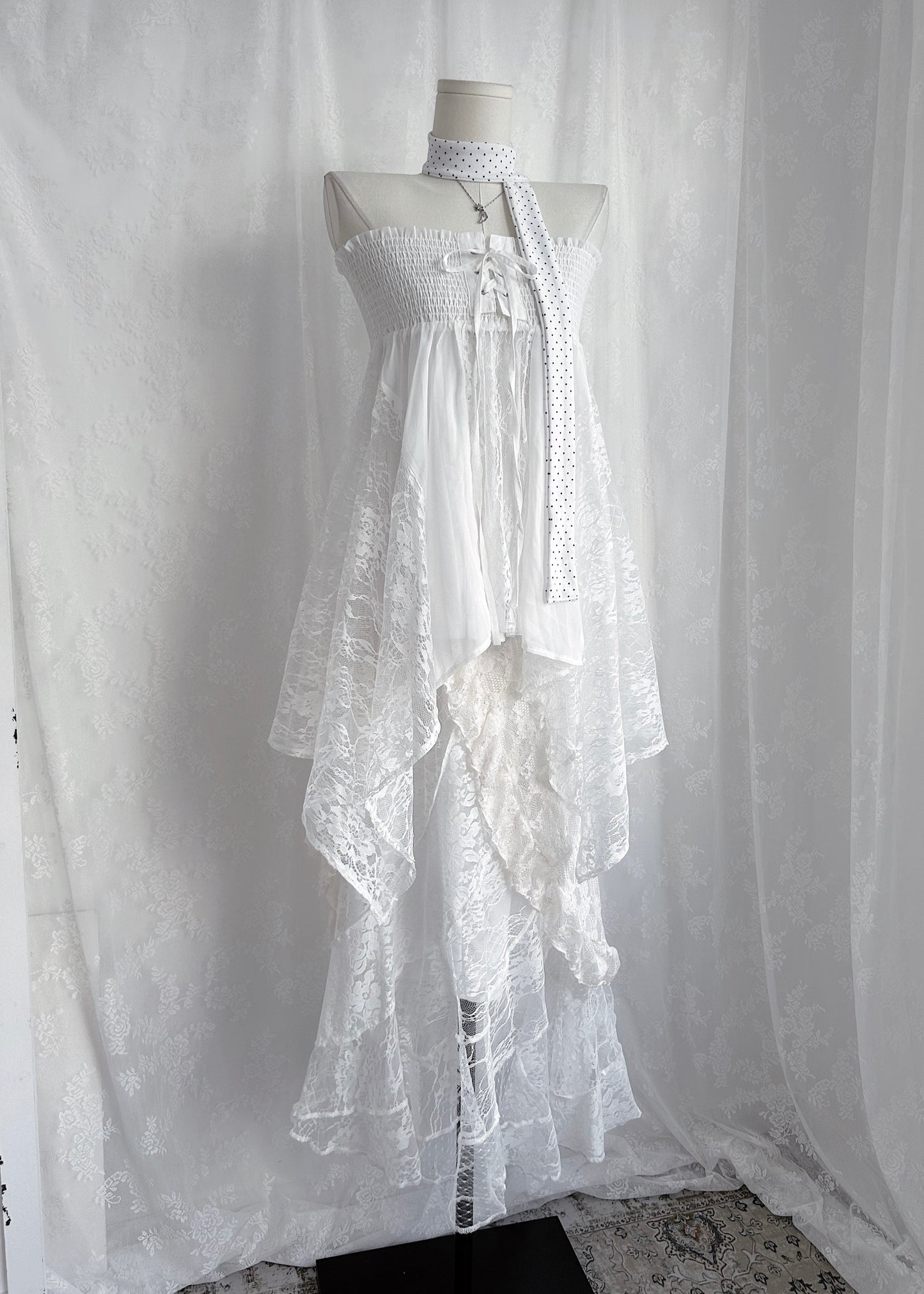 𝐕𝐢𝐧𝐚 𝐋𝐚𝐜𝐞 𝐑𝐮𝐟𝐟𝐥𝐞 𝐋𝐚𝐲𝐞𝐫 𝐒𝐤𝐢𝐫𝐭 - 𝐂𝐫𝐞𝐚𝐦