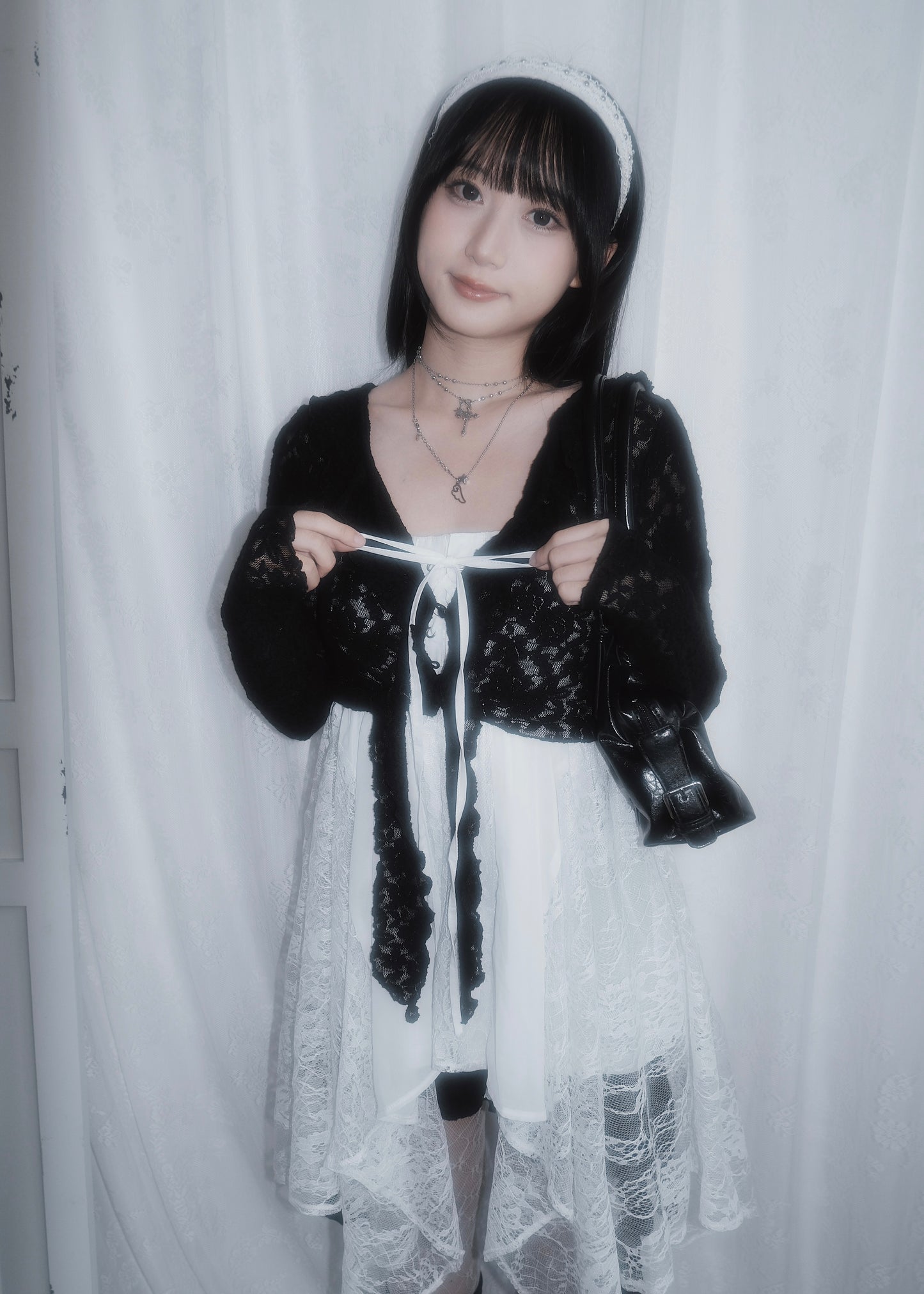 𝐕𝐚𝐥𝐞𝐫𝐢𝐞𝐭𝐭𝐚 𝐋𝐚𝐜𝐞 𝐅𝐚𝐢𝐫𝐲 𝐃𝐫𝐞𝐬𝐬 - 𝐖𝐡𝐢𝐭𝐞