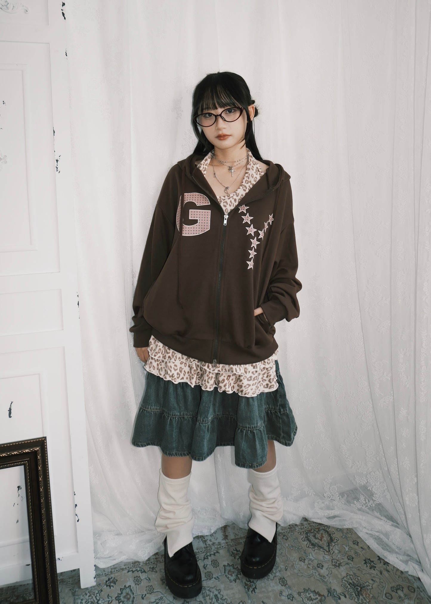 𝐋𝐞𝐨𝐩𝐚𝐫𝐝 𝐑𝐮𝐟𝐟𝐥𝐞 𝐇𝐚𝐥𝐭𝐞𝐫 𝐓𝐨𝐩 - 𝐎𝐚𝐭𝐦𝐞𝐚𝐥