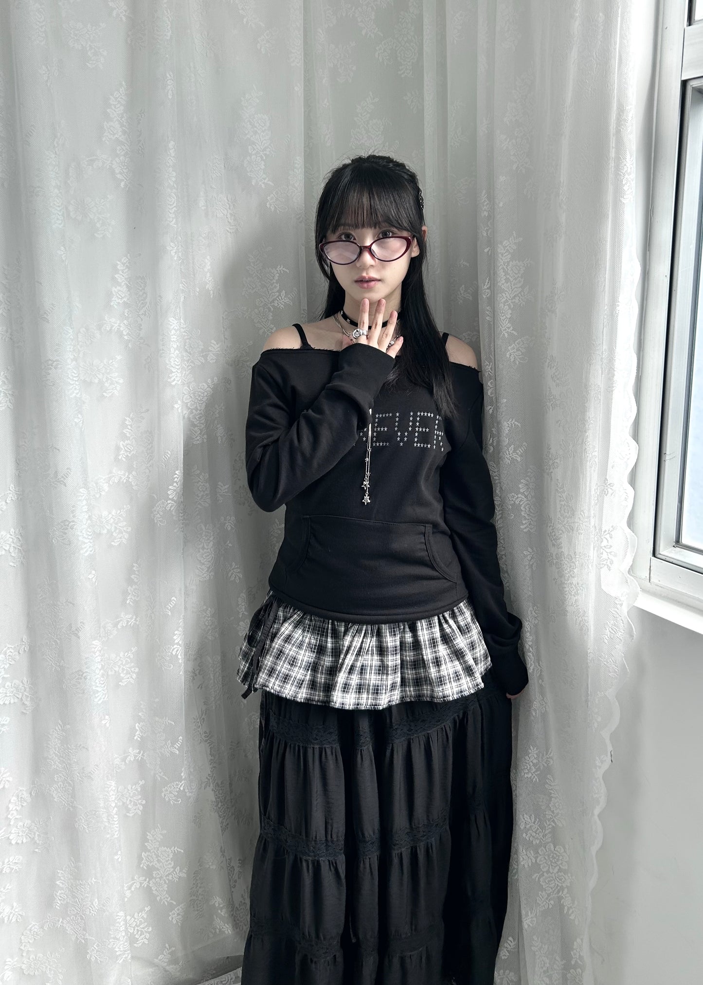 𝐓𝐰𝐨 𝐖𝐚𝐲 𝐂𝐡𝐞𝐜𝐤𝐞𝐝 𝐑𝐮𝐟𝐟𝐥𝐞 𝐋𝐚𝐲𝐞𝐫𝐢𝐧𝐠 𝐒𝐤𝐢𝐫𝐭