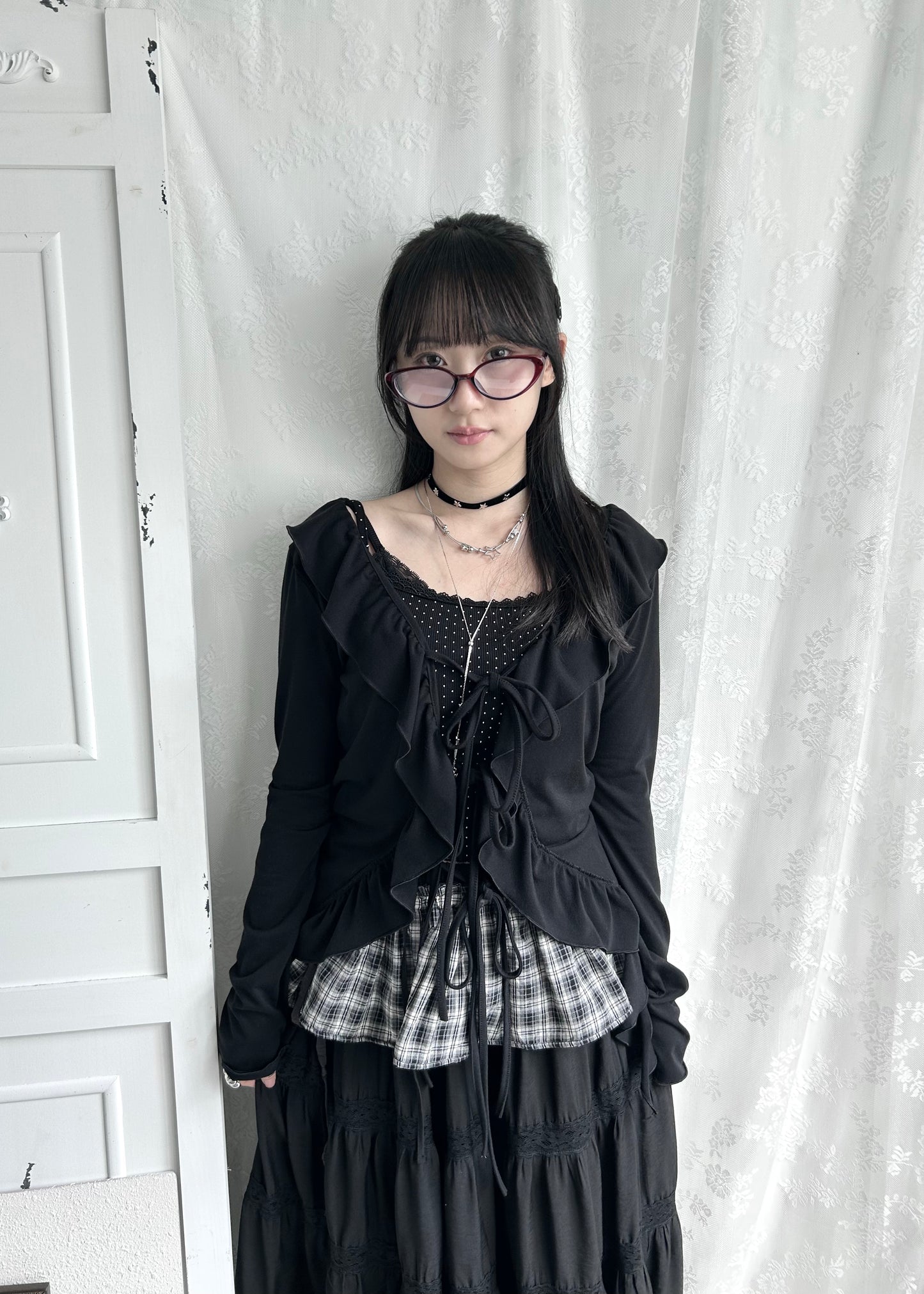 𝐏𝐨𝐥𝐤𝐚 𝐃𝐨𝐭𝐬 𝐋𝐚𝐜𝐞 𝐓𝐚𝐧𝐤 𝐓𝐨𝐩 - 𝐁𝐥𝐚𝐜𝐤