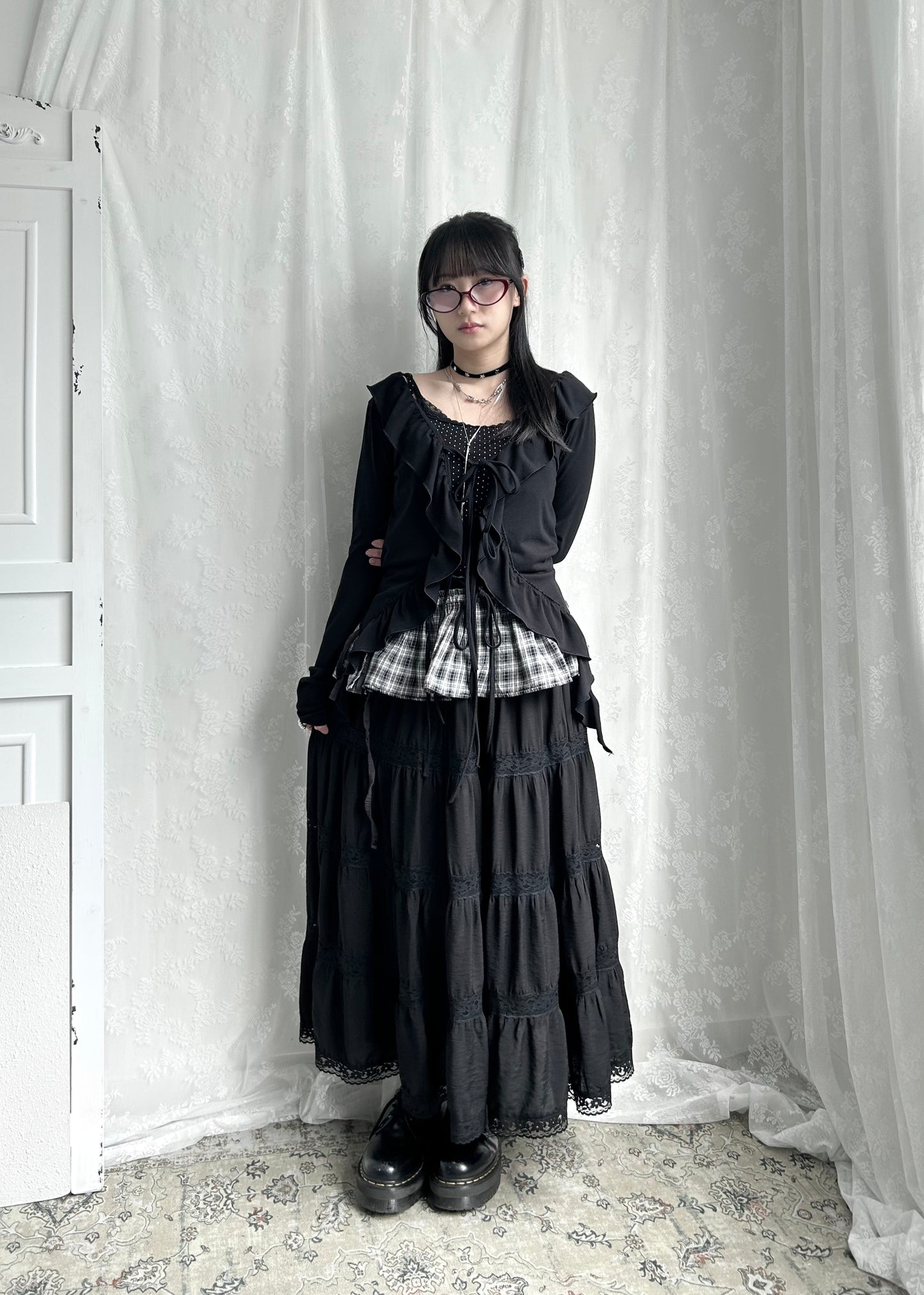 𝐏𝐨𝐥𝐤𝐚 𝐃𝐨𝐭𝐬 𝐋𝐚𝐜𝐞 𝐓𝐚𝐧𝐤 𝐓𝐨𝐩 - 𝐁𝐥𝐚𝐜𝐤