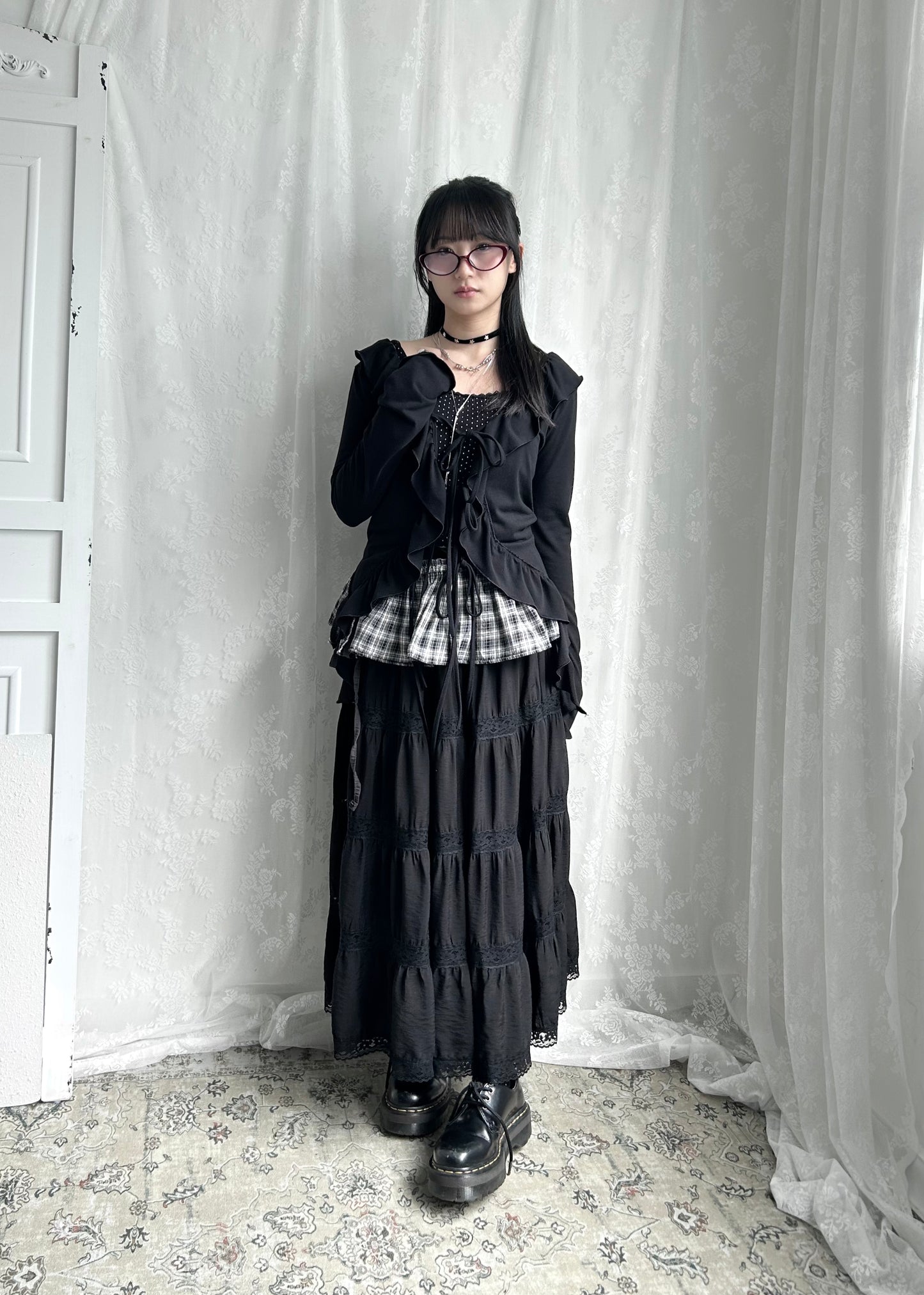 𝐏𝐨𝐥𝐤𝐚 𝐃𝐨𝐭𝐬 𝐋𝐚𝐜𝐞 𝐓𝐚𝐧𝐤 𝐓𝐨𝐩 - 𝐁𝐥𝐚𝐜𝐤