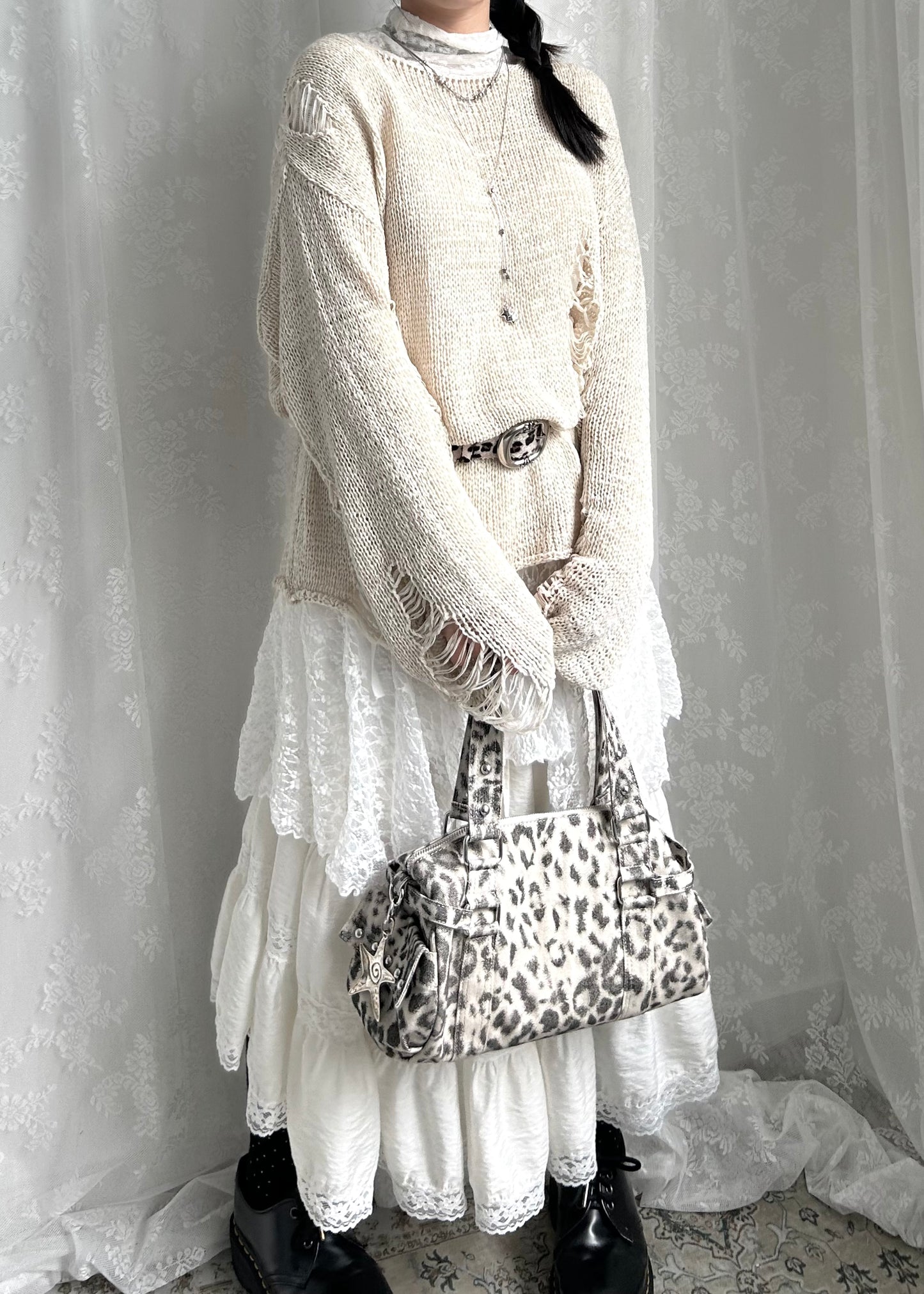 𝐄𝐜𝐡𝐨 𝐃𝐢𝐬𝐭𝐫𝐞𝐬𝐬𝐞𝐝 𝐊𝐧𝐢𝐭 𝐒𝐰𝐞𝐚𝐭𝐞𝐫 - 𝐁𝐞𝐢𝐠𝐞