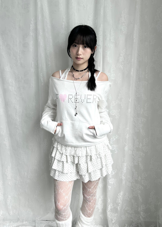 𝐅♥𝐑𝐄𝐕𝐄𝐑 𝐎𝐟𝐟 𝐒𝐡𝐨𝐮𝐥𝐝𝐞𝐫 𝐓𝐨𝐩 - 𝐖𝐡𝐢𝐭𝐞