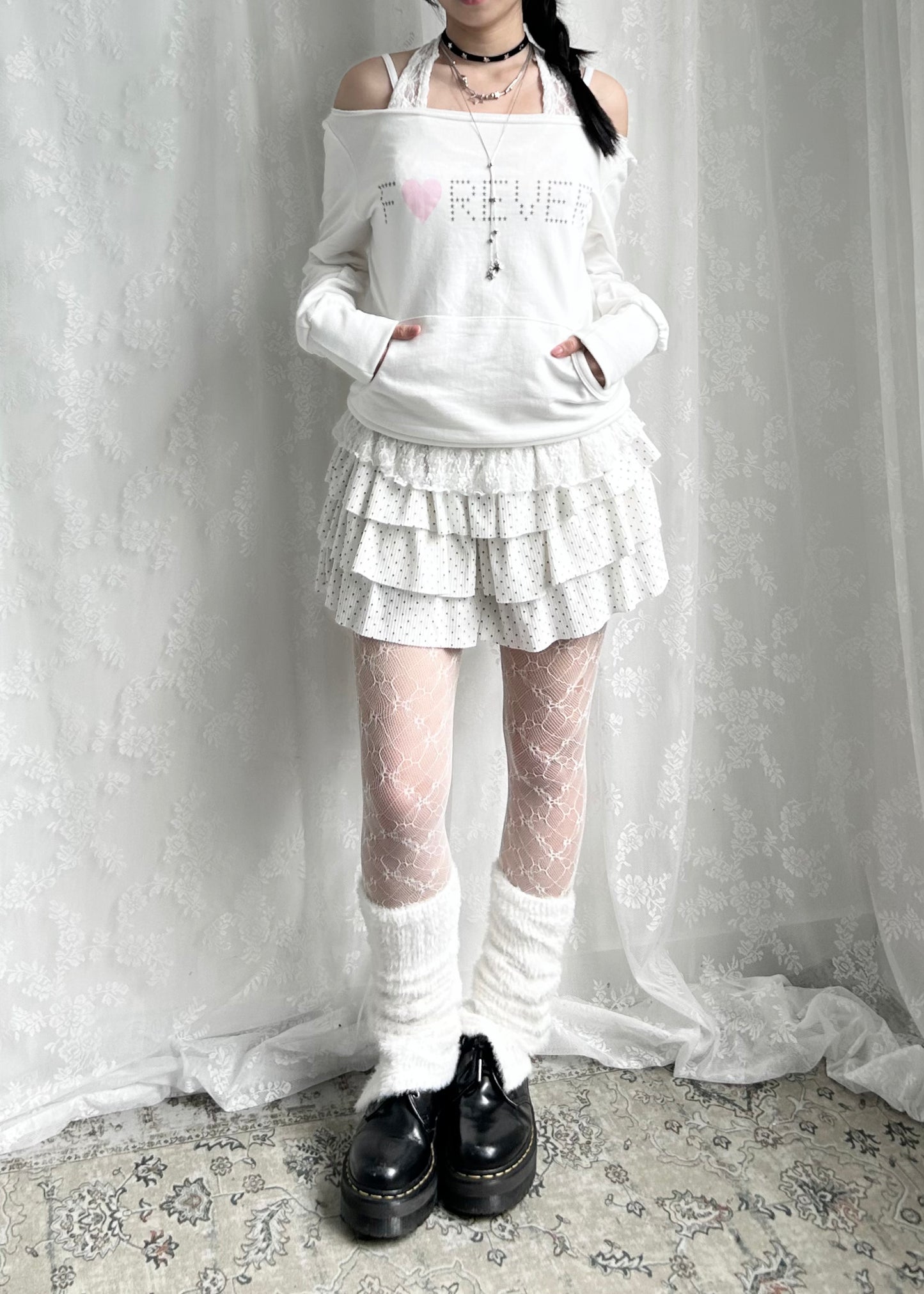 𝐅♥𝐑𝐄𝐕𝐄𝐑 𝐎𝐟𝐟 𝐒𝐡𝐨𝐮𝐥𝐝𝐞𝐫 𝐓𝐨𝐩 - 𝐖𝐡𝐢𝐭𝐞