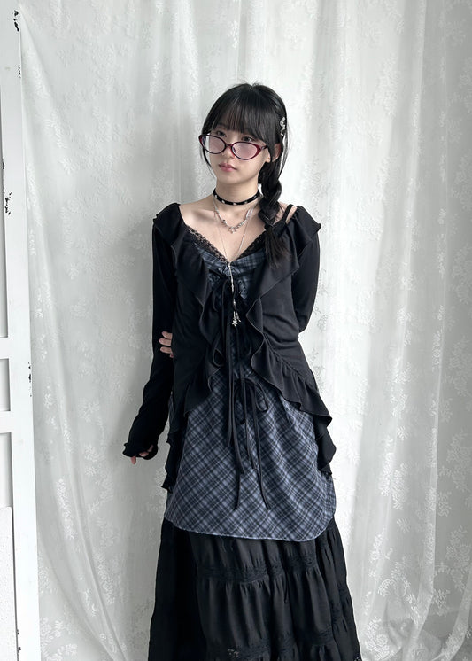 𝐔𝐦𝐚 𝐂𝐡𝐞𝐜𝐤𝐞𝐝 𝐕 𝐍𝐞𝐜𝐤 𝐃𝐫𝐞𝐬𝐬