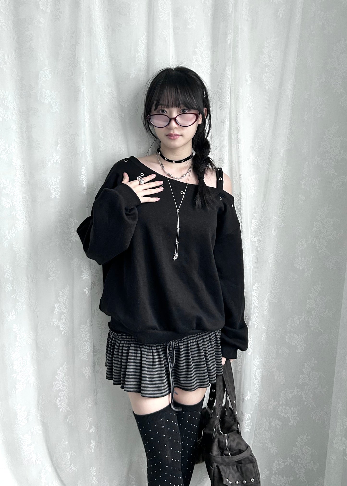 𝐒𝐭𝐫𝐢𝐩𝐞𝐝 𝐑𝐮𝐟𝐟𝐥𝐞 𝐌𝐢𝐧𝐢 𝐒𝐤𝐨𝐫𝐭