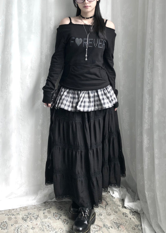 𝐕𝐞𝐧𝐝𝐞𝐭𝐭𝐚 𝐋𝐚𝐜𝐞 𝐌𝐢𝐝𝐢 𝐒𝐤𝐢𝐫𝐭 - 𝐁𝐥𝐚𝐜𝐤