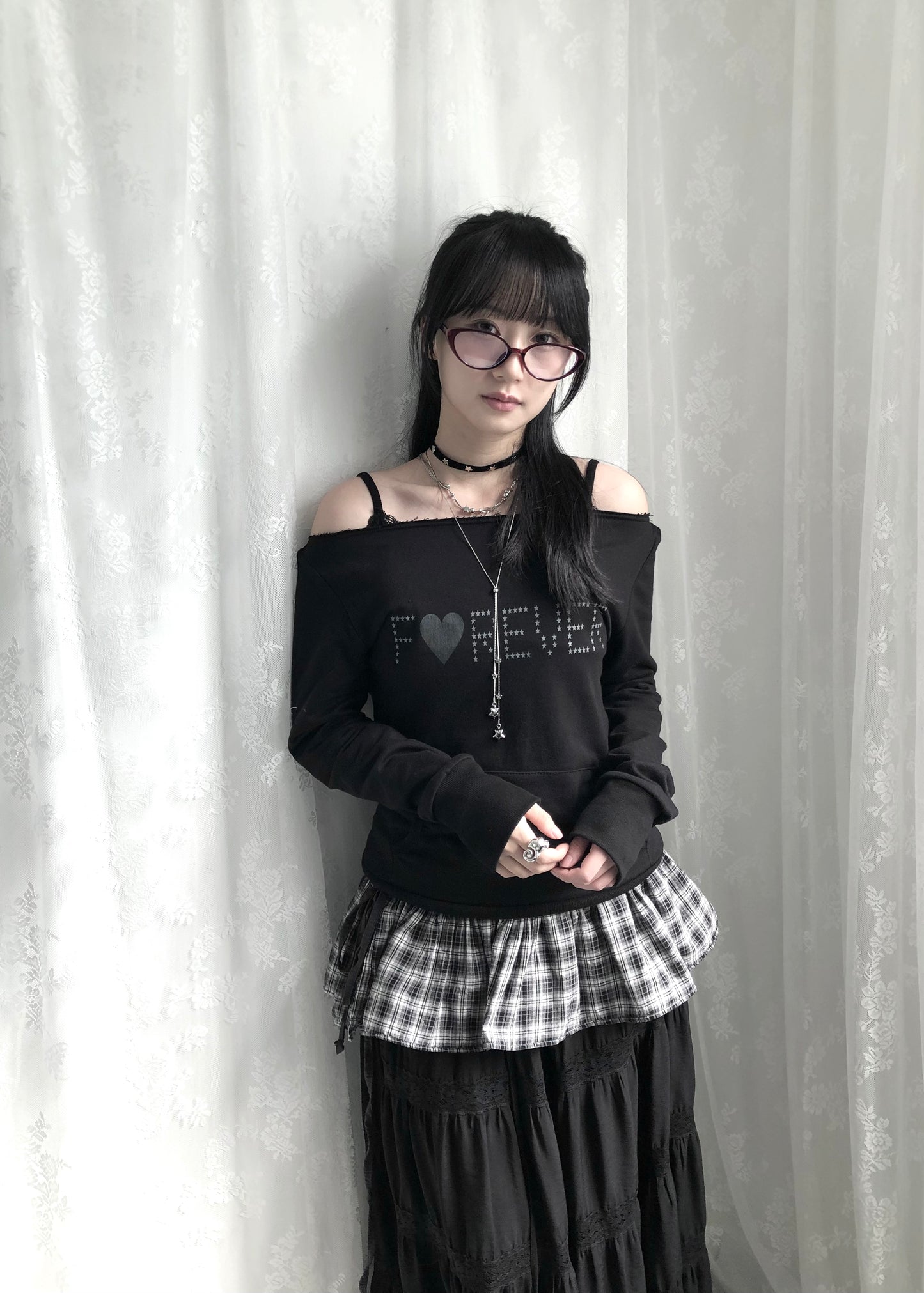 𝐅♥𝐑𝐄𝐕𝐄𝐑 𝐎𝐟𝐟 𝐒𝐡𝐨𝐮𝐥𝐝𝐞𝐫 𝐓𝐨𝐩 - 𝐁𝐥𝐚𝐜𝐤