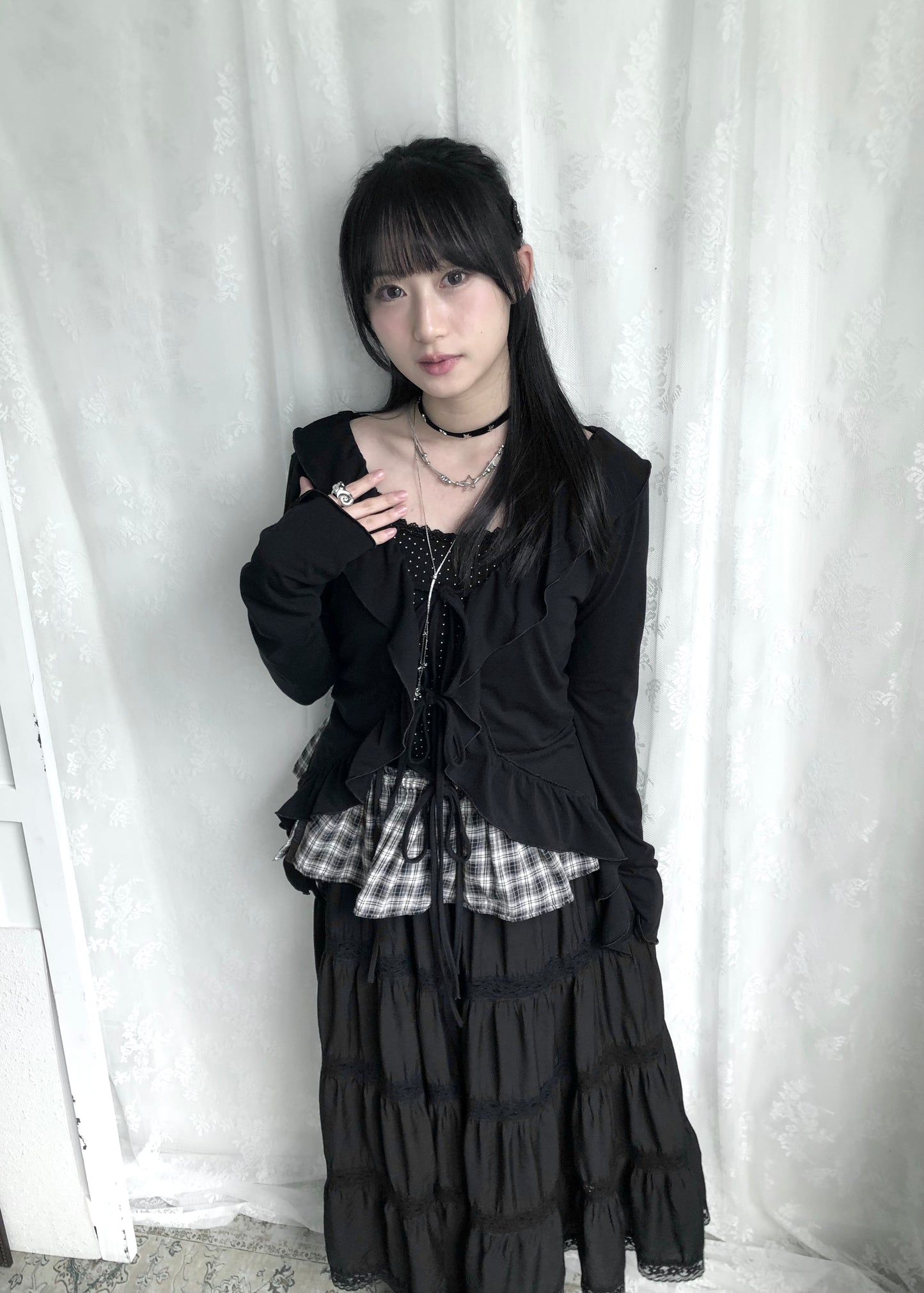 𝐓𝐰𝐨 𝐖𝐚𝐲 𝐂𝐡𝐞𝐜𝐤𝐞𝐝 𝐑𝐮𝐟𝐟𝐥𝐞 𝐋𝐚𝐲𝐞𝐫𝐢𝐧𝐠 𝐒𝐤𝐢𝐫𝐭