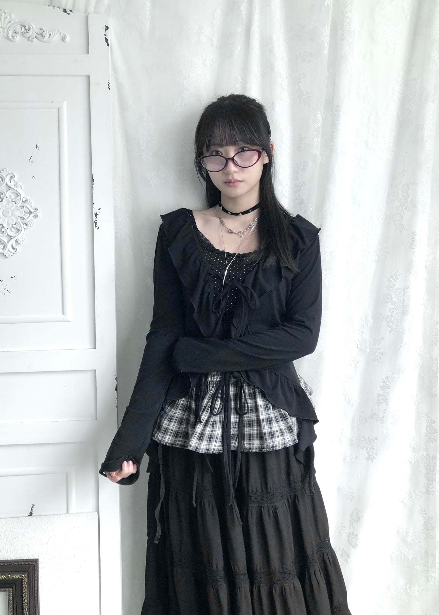 𝐓𝐰𝐨 𝐖𝐚𝐲 𝐂𝐡𝐞𝐜𝐤𝐞𝐝 𝐑𝐮𝐟𝐟𝐥𝐞 𝐋𝐚𝐲𝐞𝐫𝐢𝐧𝐠 𝐒𝐤𝐢𝐫𝐭