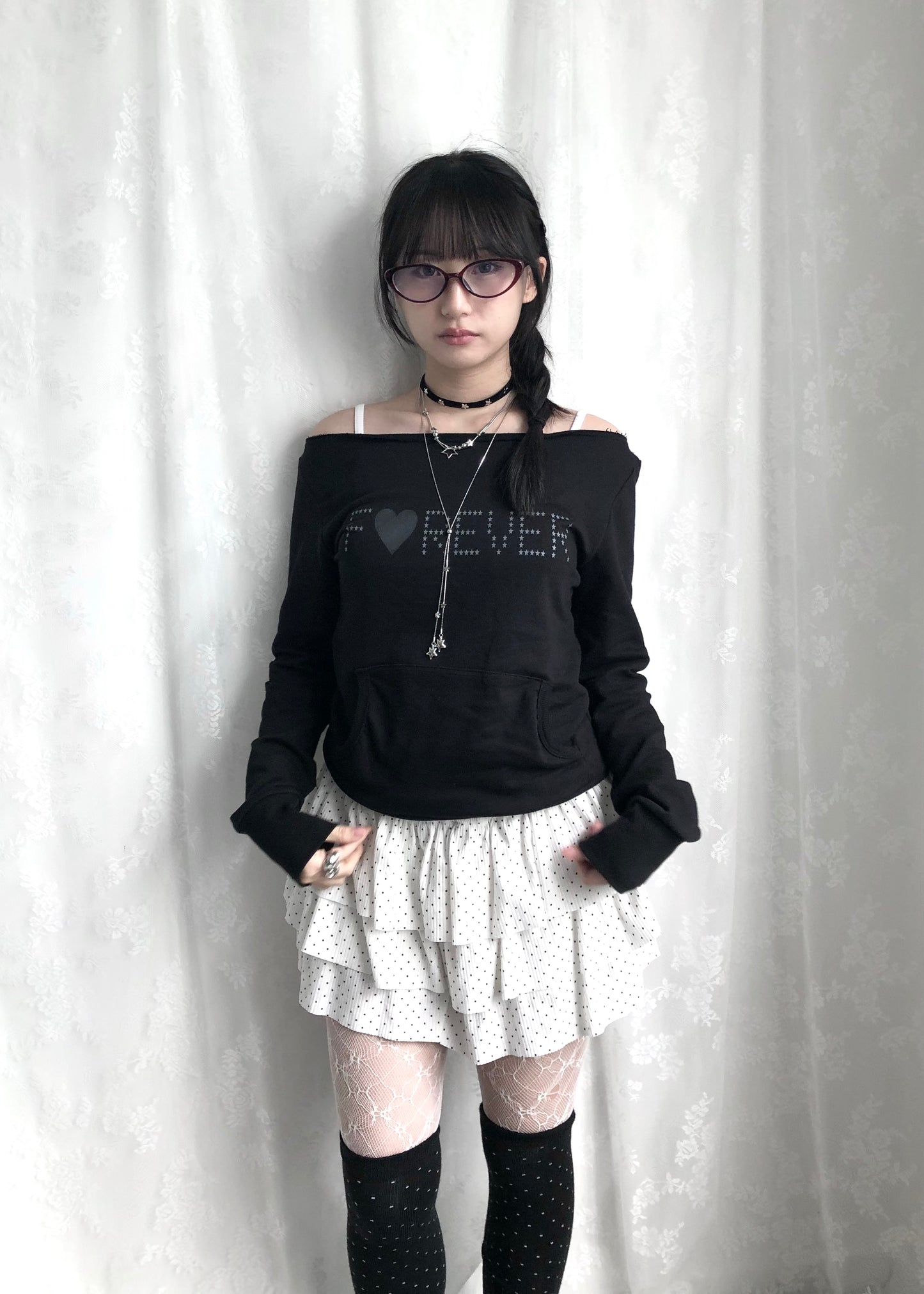 𝐅♥𝐑𝐄𝐕𝐄𝐑 𝐎𝐟𝐟 𝐒𝐡𝐨𝐮𝐥𝐝𝐞𝐫 𝐓𝐨𝐩 - 𝐁𝐥𝐚𝐜𝐤