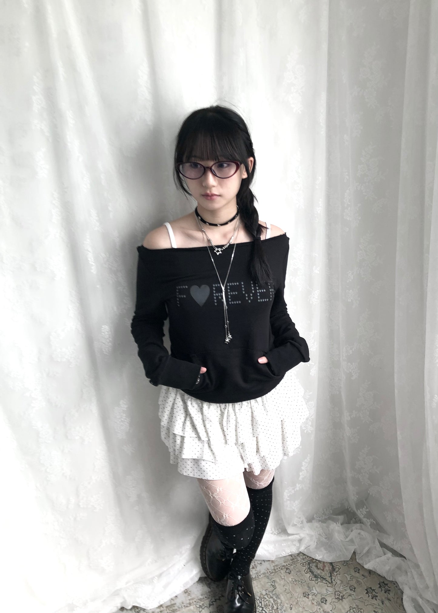 𝐅♥𝐑𝐄𝐕𝐄𝐑 𝐎𝐟𝐟 𝐒𝐡𝐨𝐮𝐥𝐝𝐞𝐫 𝐓𝐨𝐩 - 𝐁𝐥𝐚𝐜𝐤