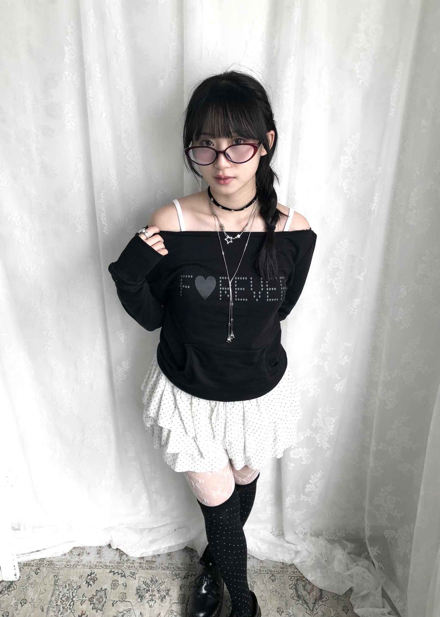 𝐅♥𝐑𝐄𝐕𝐄𝐑 𝐎𝐟𝐟 𝐒𝐡𝐨𝐮𝐥𝐝𝐞𝐫 𝐓𝐨𝐩 - 𝐁𝐥𝐚𝐜𝐤