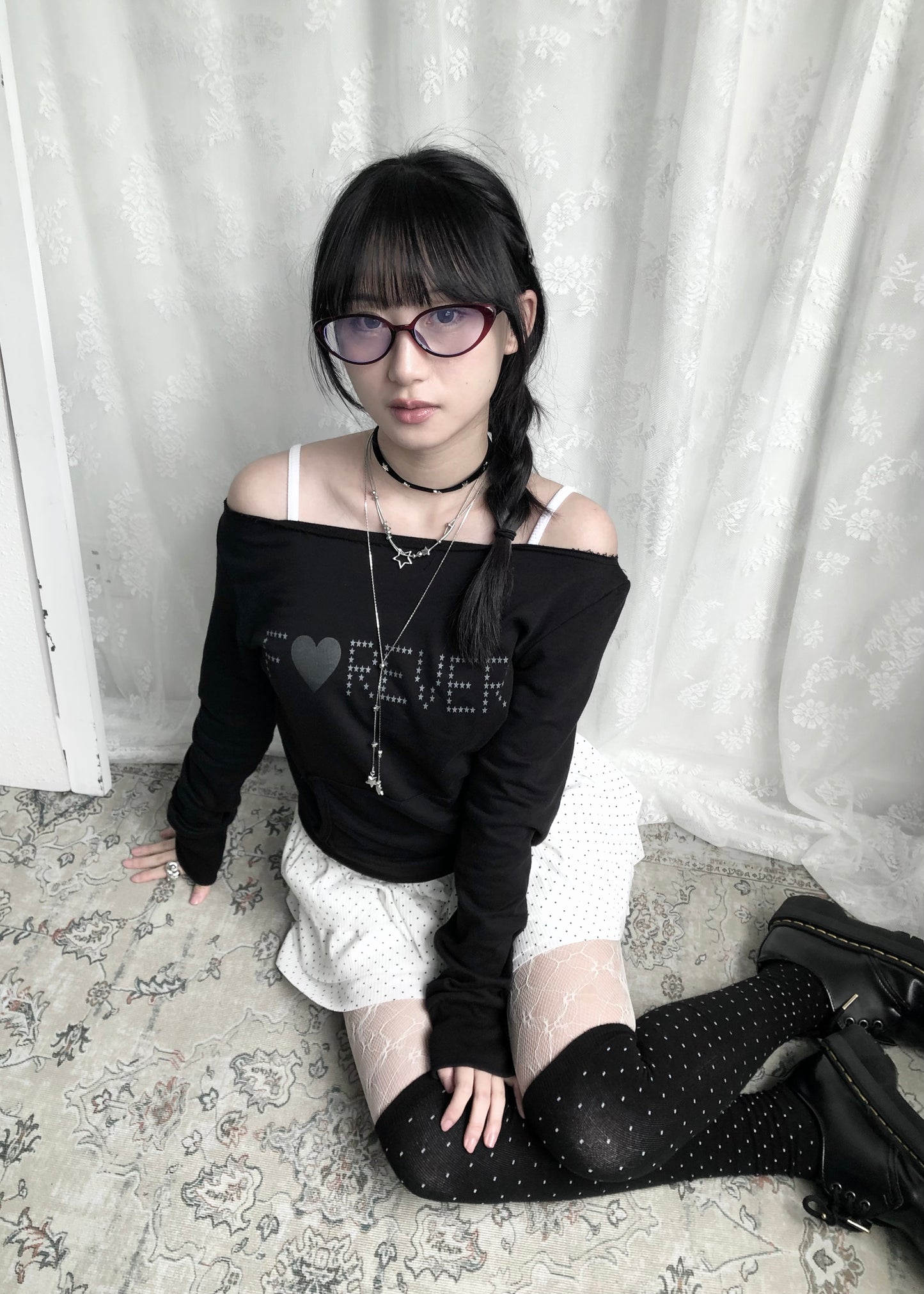 𝐅♥𝐑𝐄𝐕𝐄𝐑 𝐎𝐟𝐟 𝐒𝐡𝐨𝐮𝐥𝐝𝐞𝐫 𝐓𝐨𝐩 - 𝐁𝐥𝐚𝐜𝐤